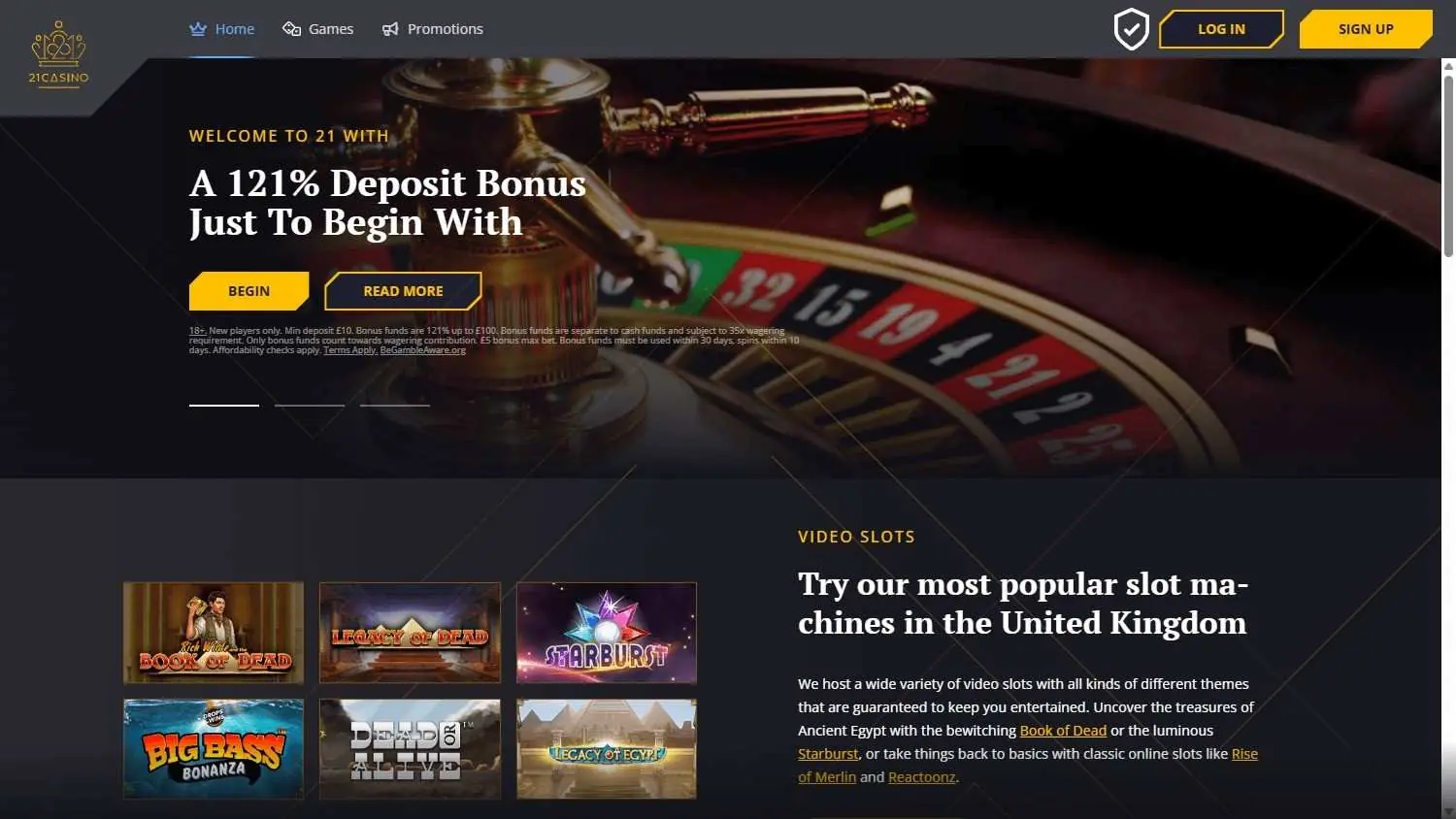 21 Casino Homepage 21 Casino Homepage