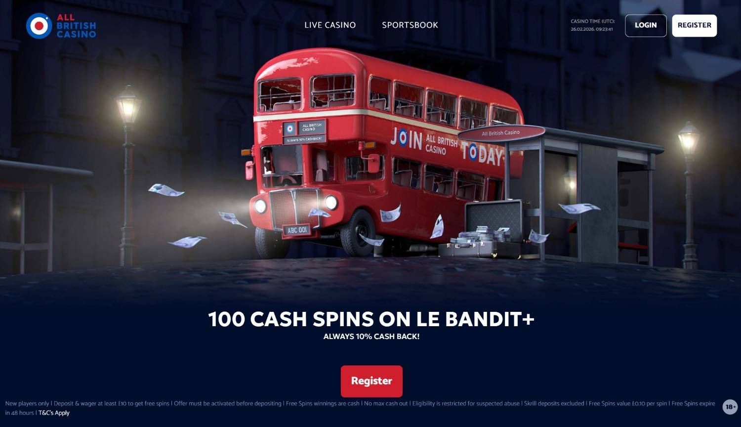 All British Casino Homepage