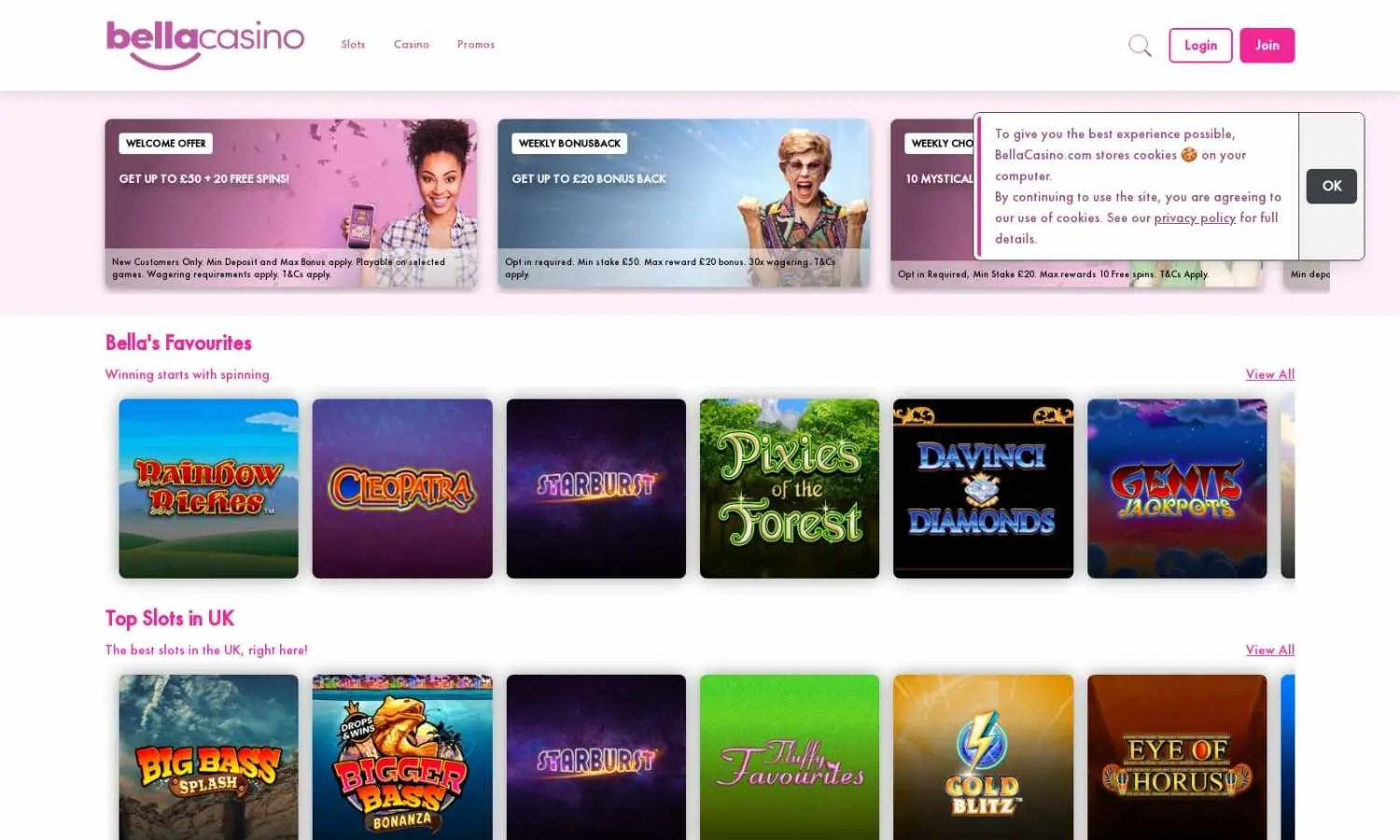Bella Casino Homepage Bella Casino Homepage