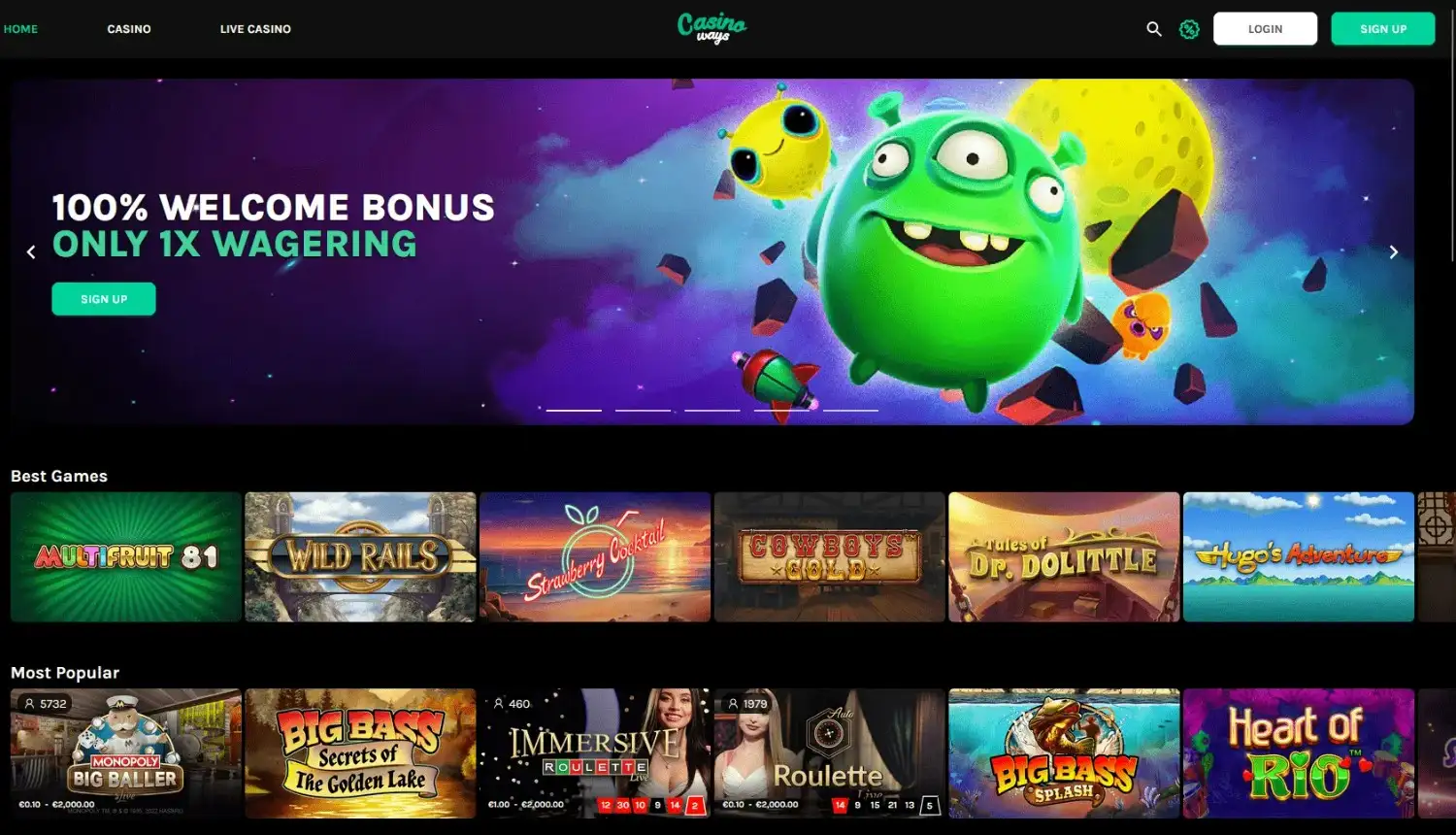 Casino Ways Homepage Casino Ways Homepage