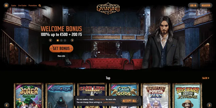 Gransino Casino Homepage Gransino Casino Homepage