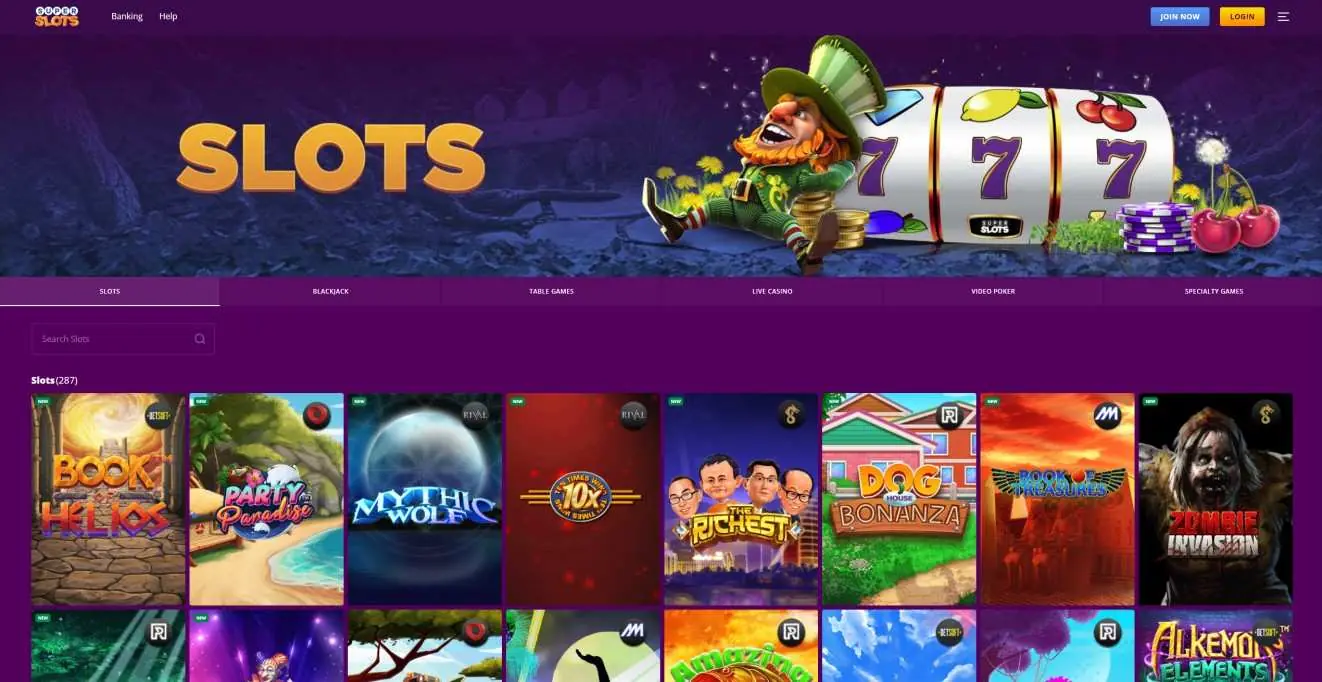 Super Slots Homepage Super Slots Homepage