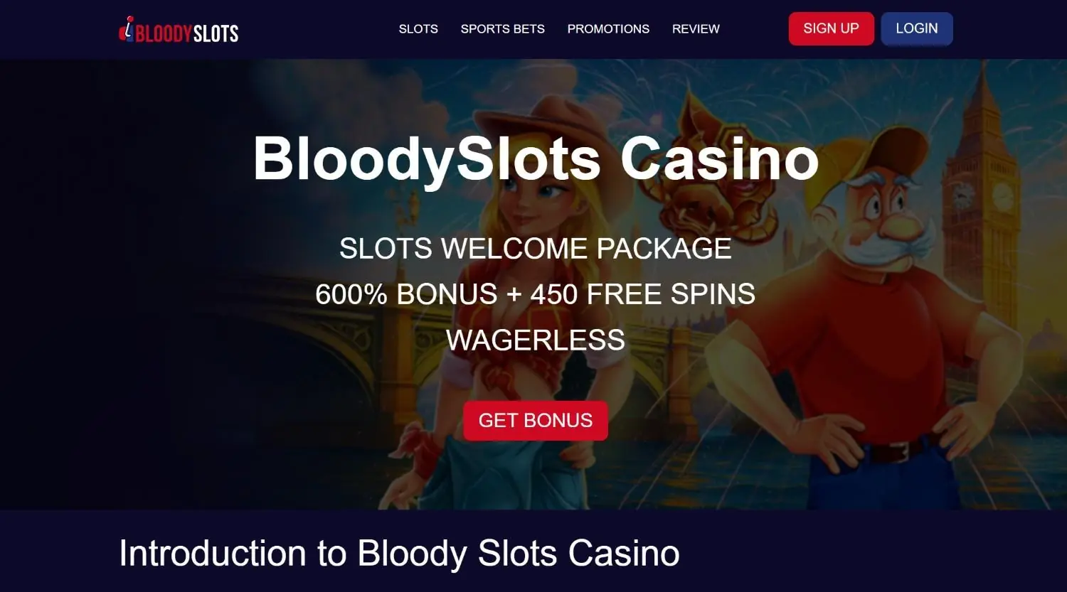 Bloodyslots Homepage