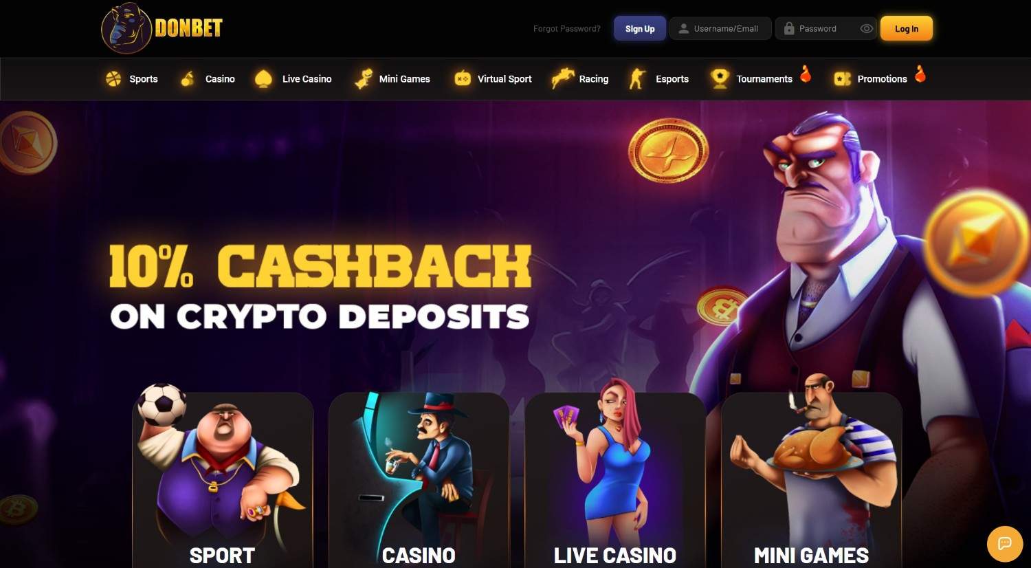 Donbet Homepage