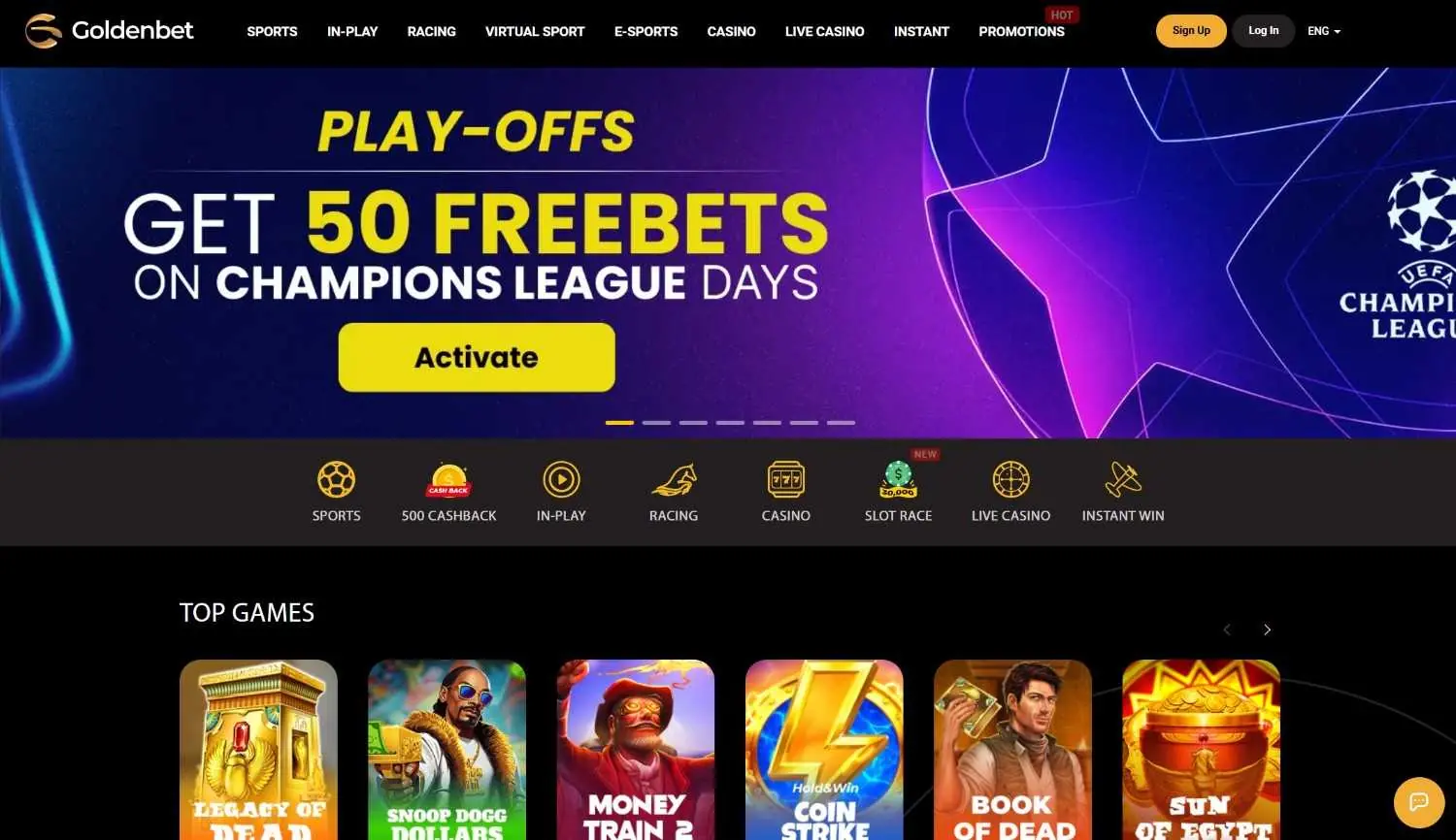 Goldenbet Homepage Goldenbet Homepage