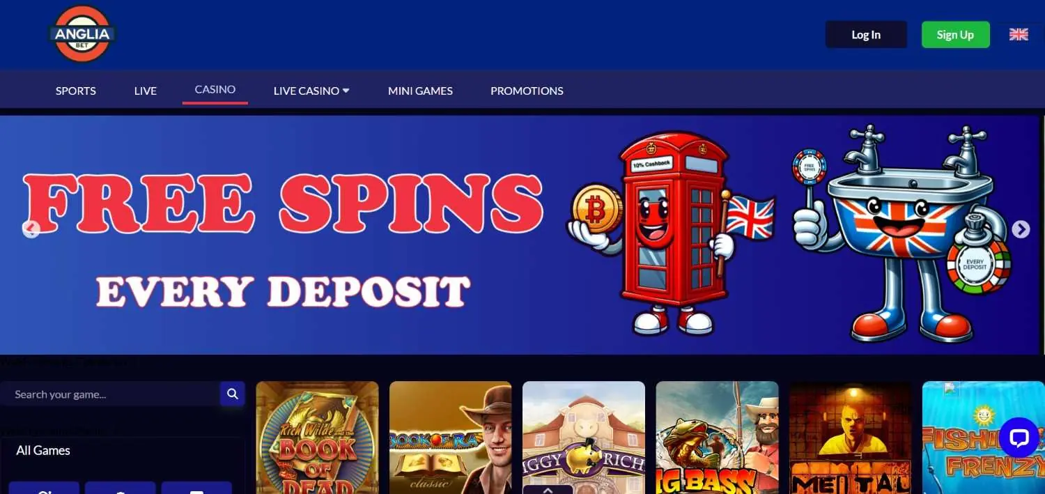 Anglia Casino Homepage Anglia Casino Homepage