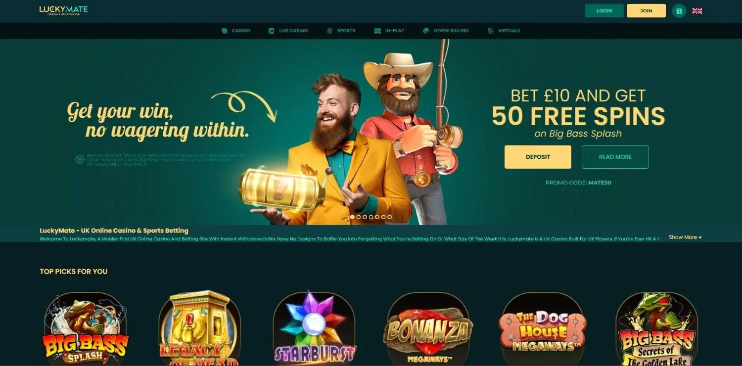 Luckymate Homepage Luckymate Homepage