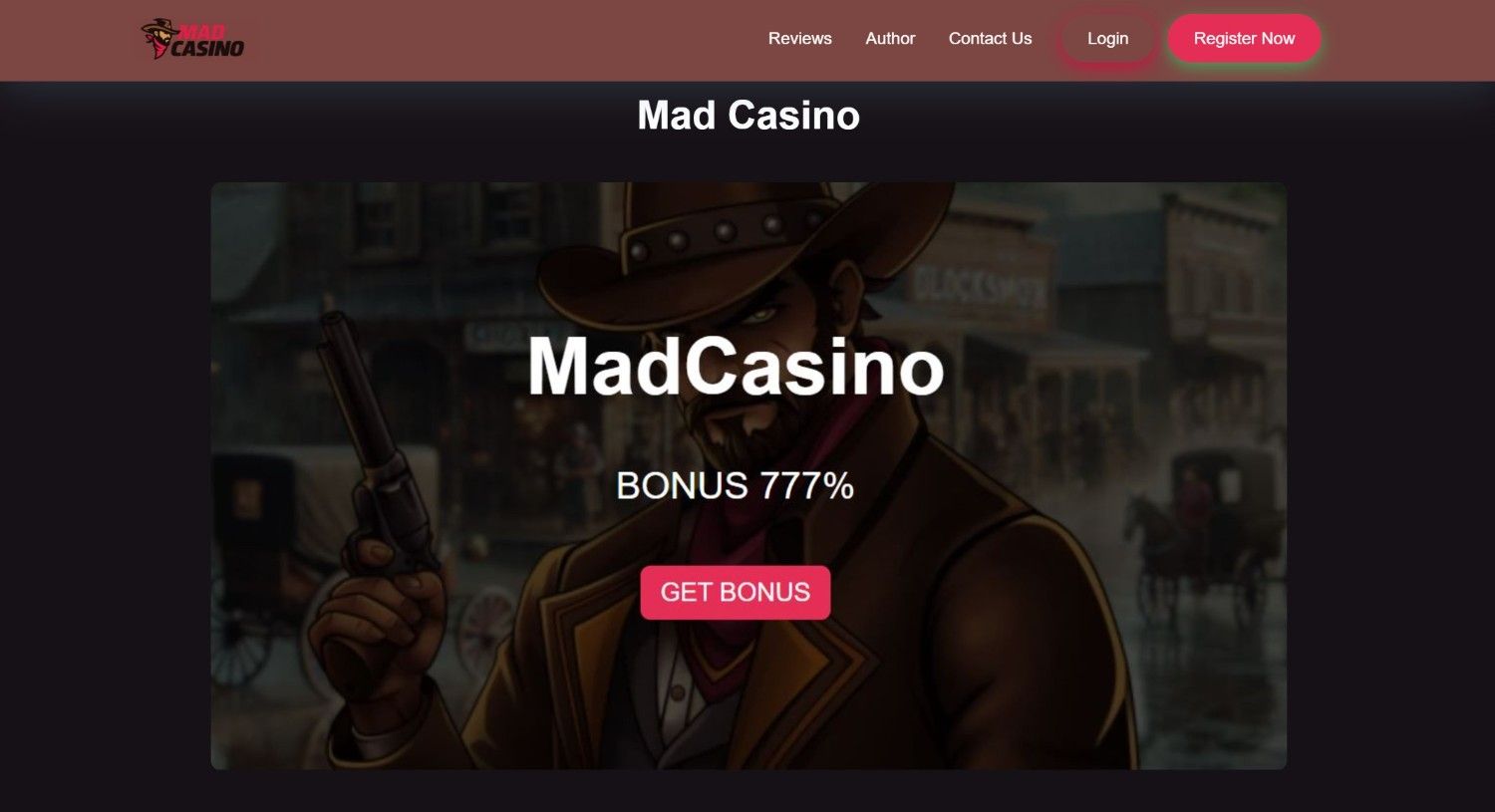 Mad Casino Homepage Mad Casino Homepage