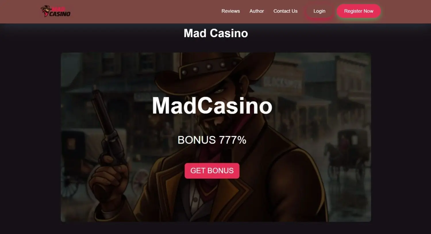 Mad Casino Homepage Mad Casino Homepage