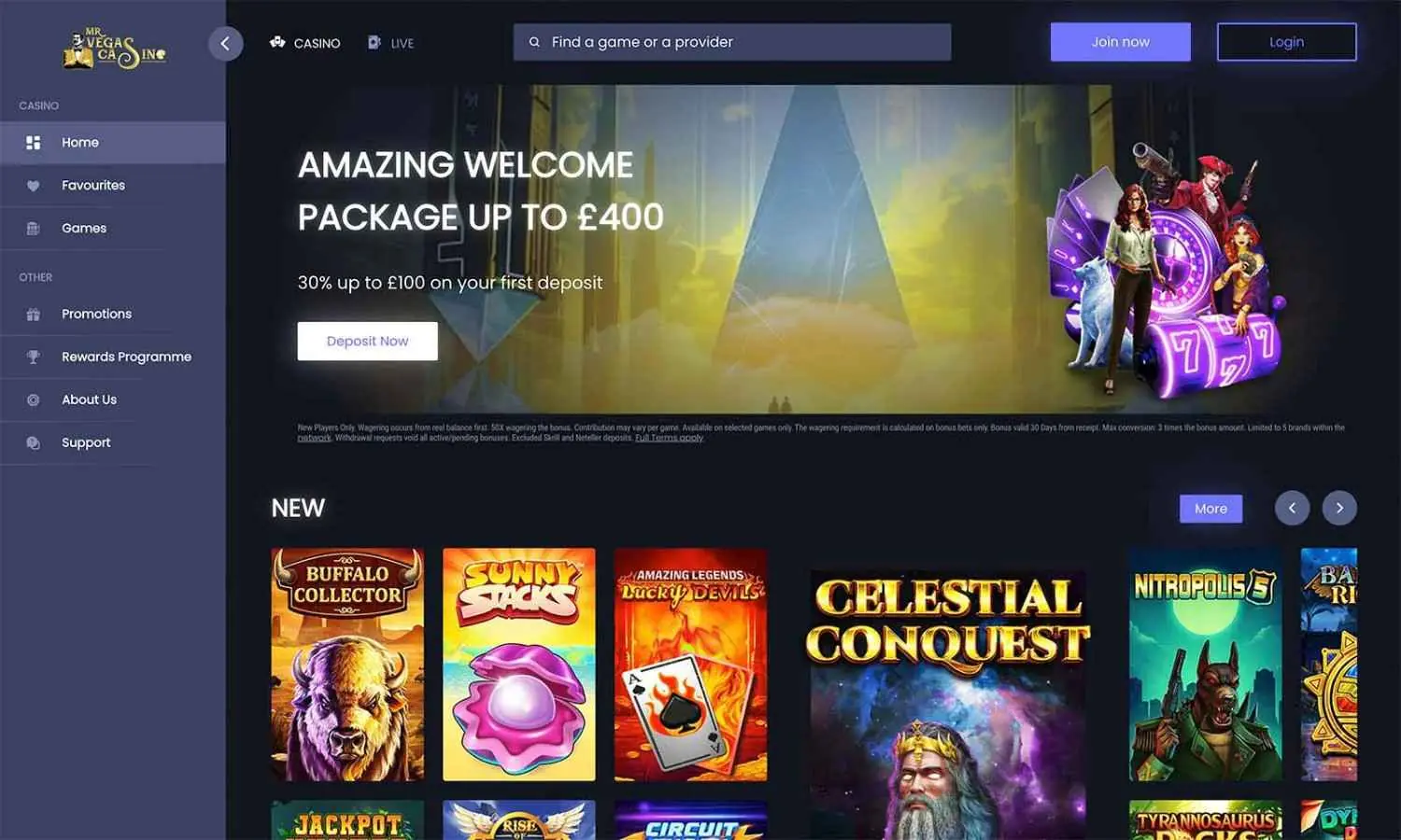 Mr Vegas Homepage Mr Vegas Homepage