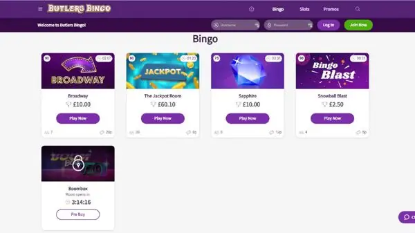 Butlers Bingo