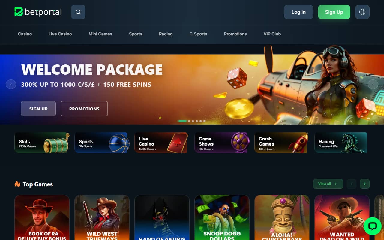 BetPortal Homepage BetPortal casino homepage