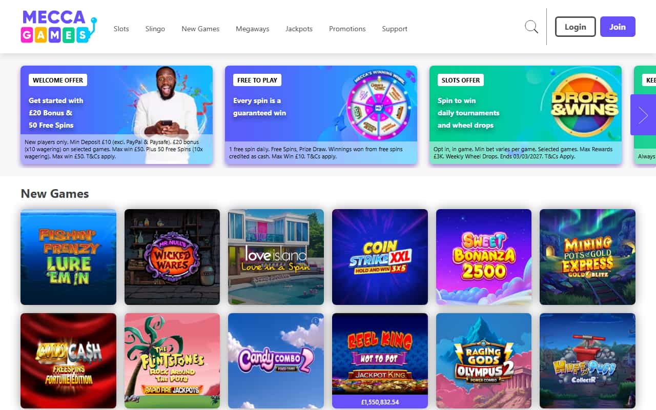 Mecca Games Homepage