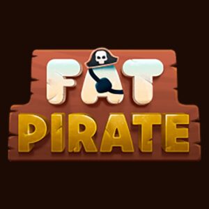 Fat Pirate Casino logo wordmark with pirate skull motif