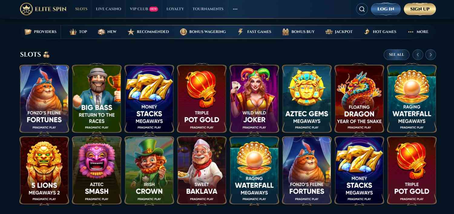 elitespin homepage