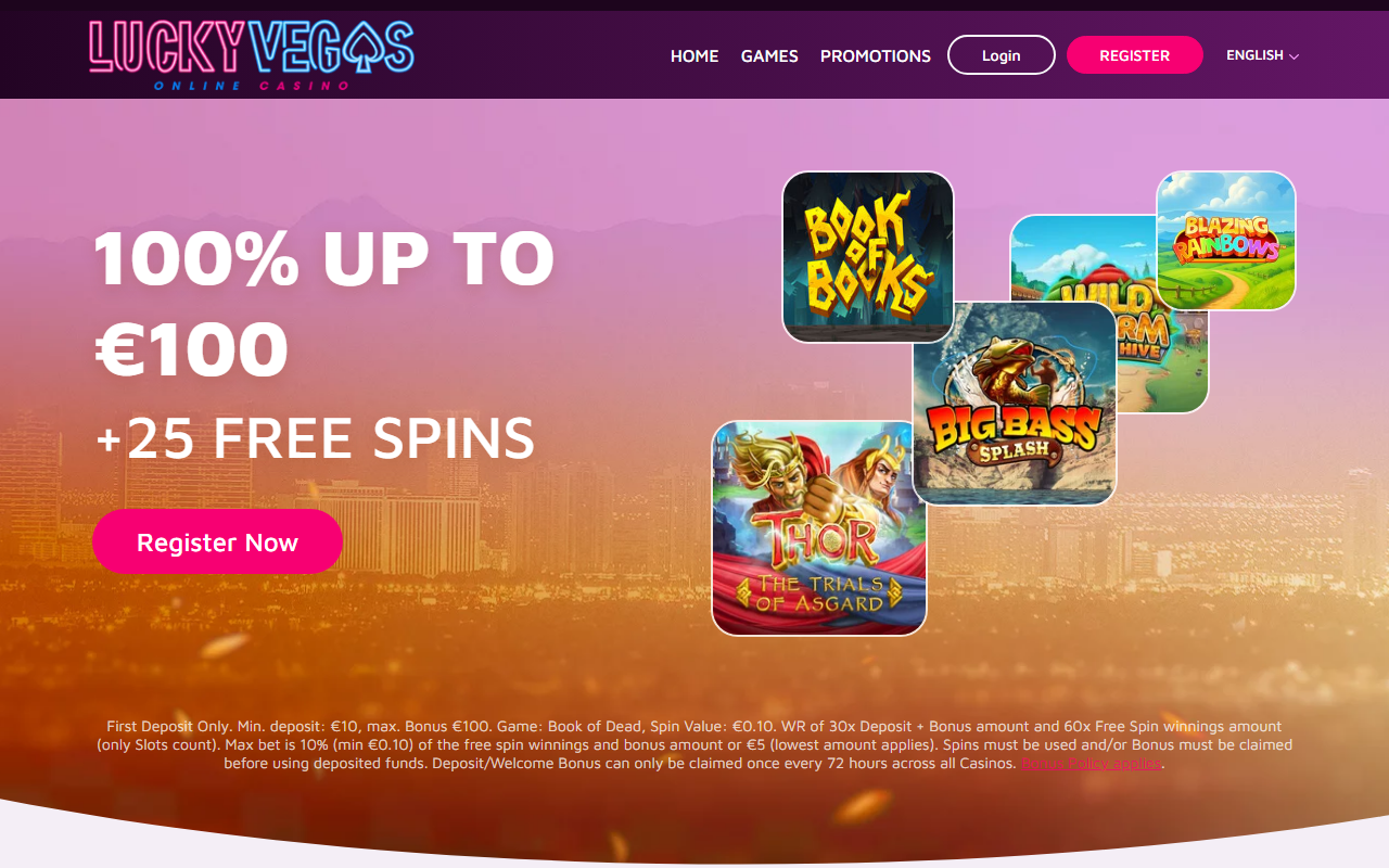 Lucky Vegas Homepage Lucky Vegas Casino UK homepage screenshot June 2026