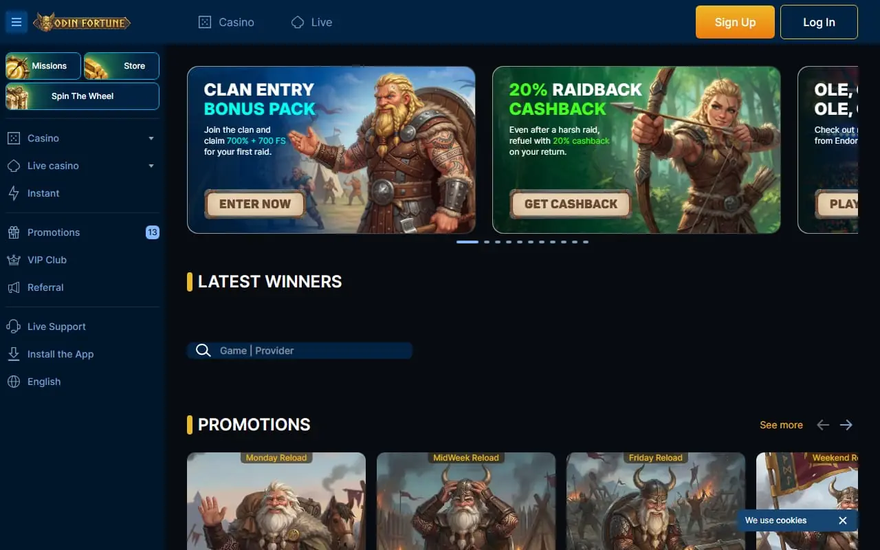 Odin Fortune Homepage Odin Fortune Homepage 2026-06