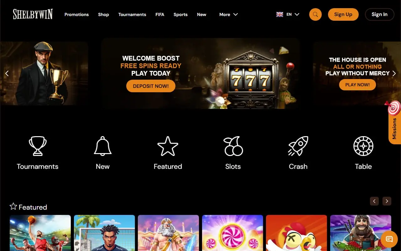 ShelbyWin Homepage ShelbyWin casino homepage