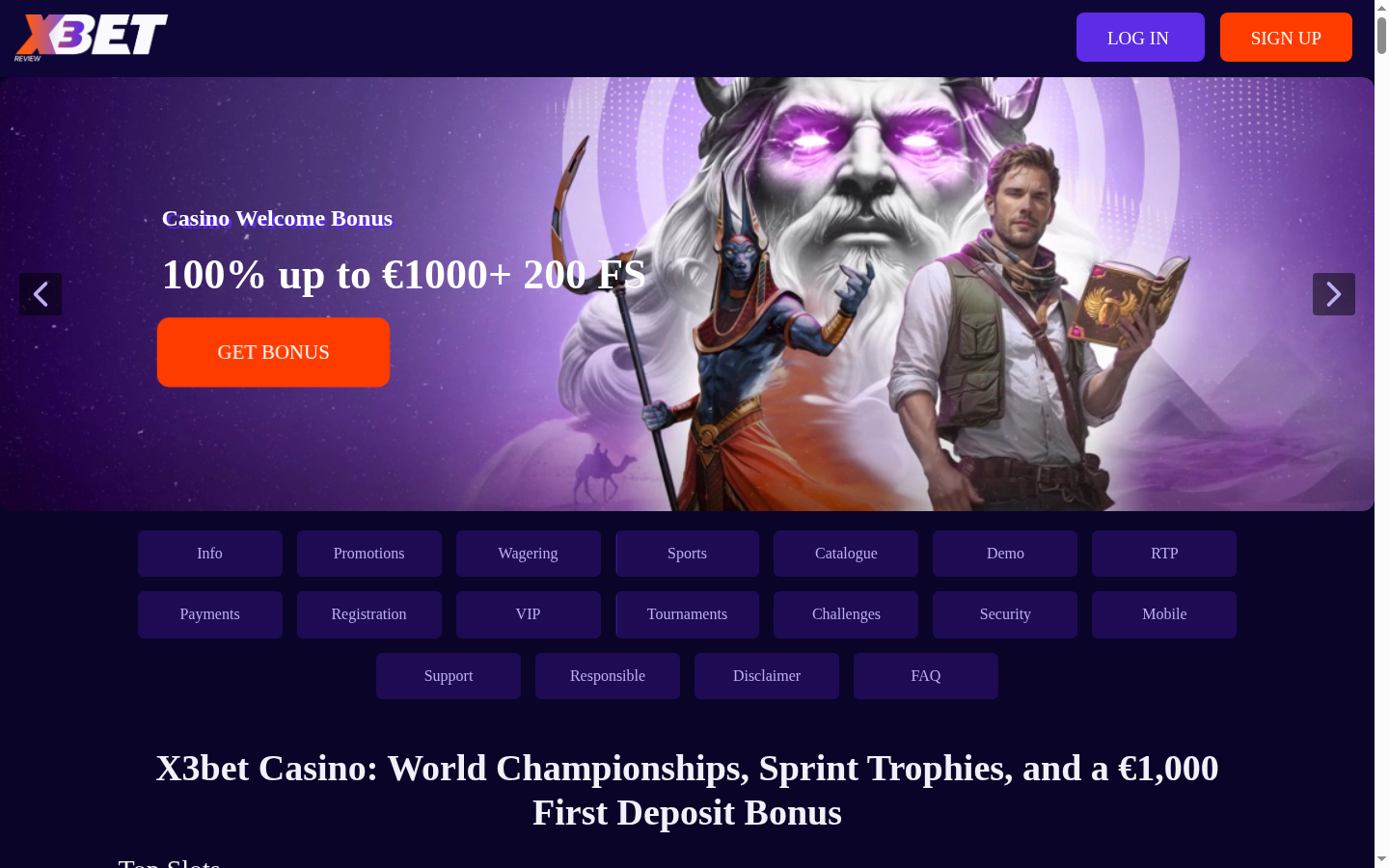 X3Bet X3Bet screenshot