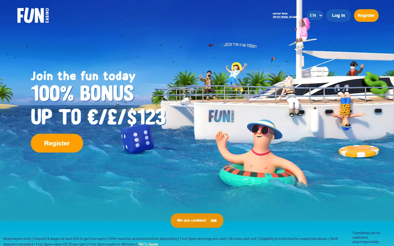 Fun Casino Homepage Fun Casino homepage