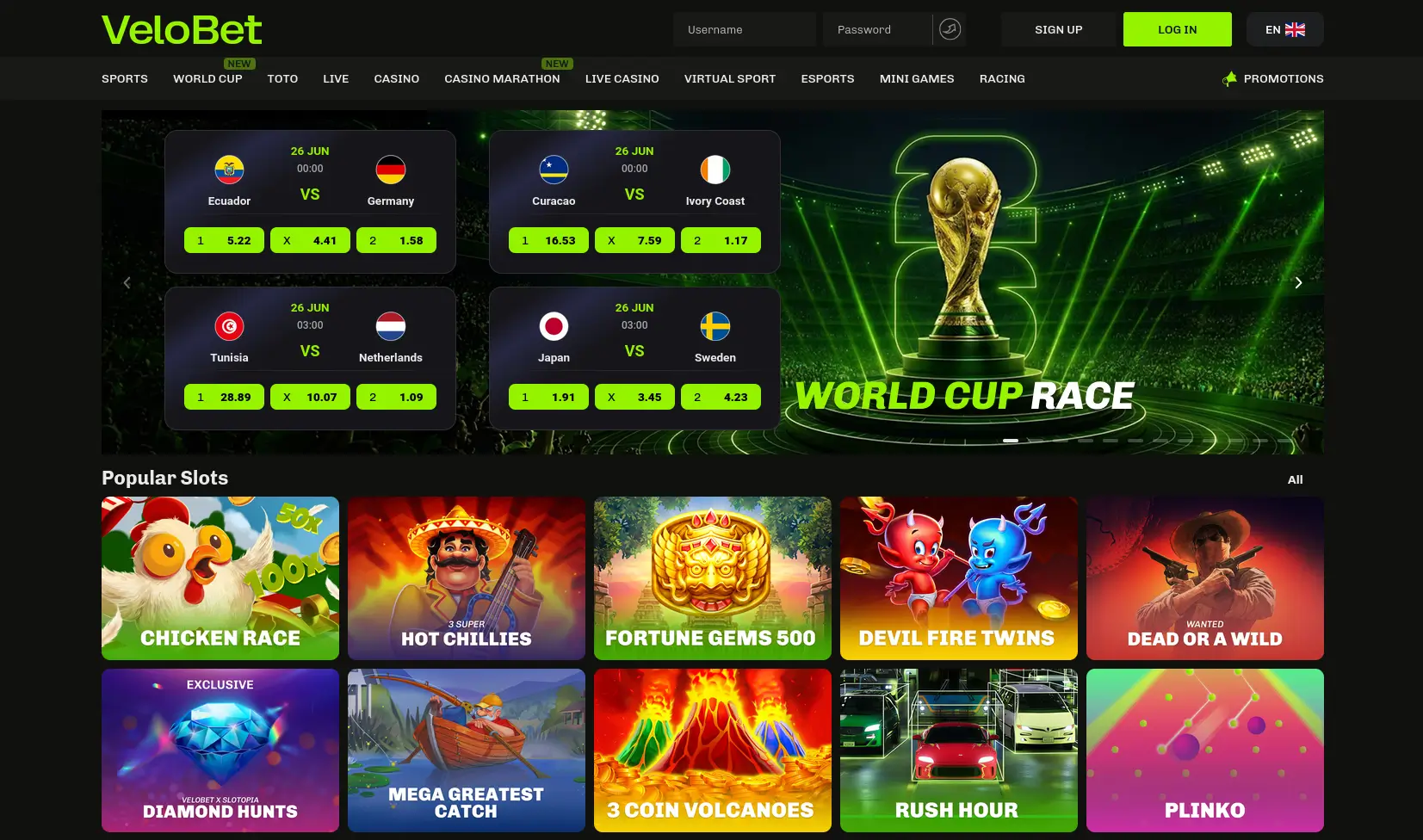 velobet-homepage