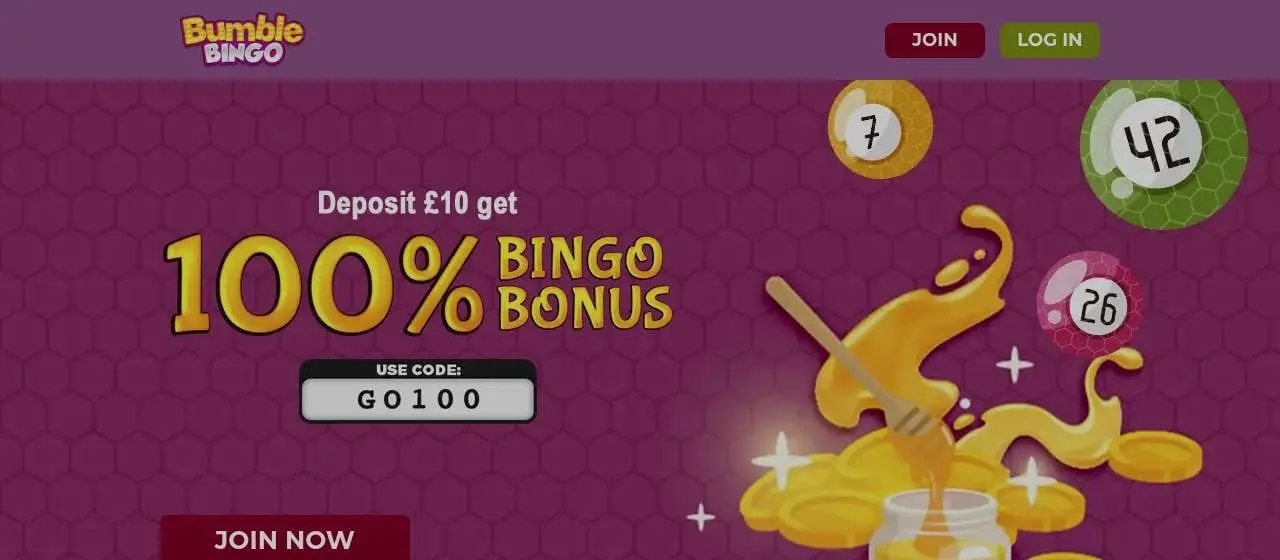 Bumble Bingo Homepage