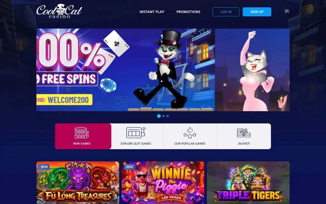 Cool Cat Homepage Cool Cat homepage screenshot