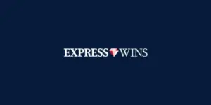 Express Wins logo on navy background