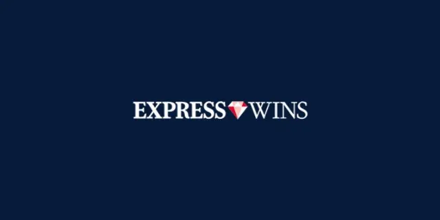Express Wins logo on navy background