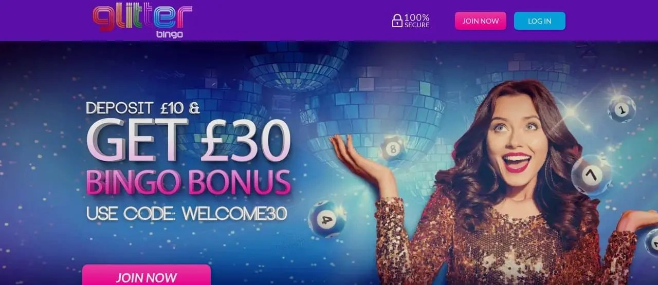 Glitter Bingo Homepage