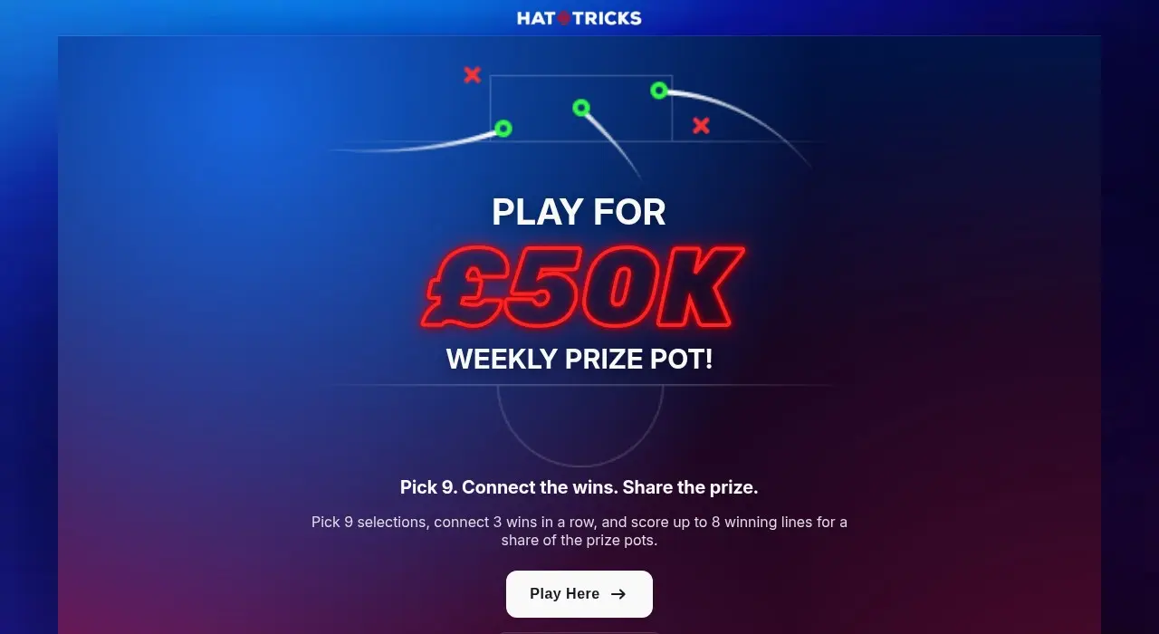 Hat Tricks Homepage Hat Tricks football prediction game weekly prize pot