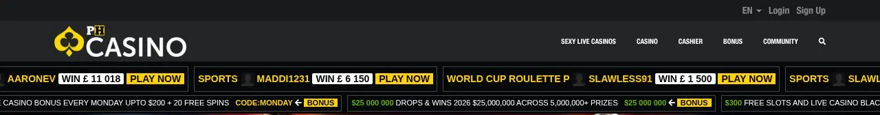 PH Casino Homepage