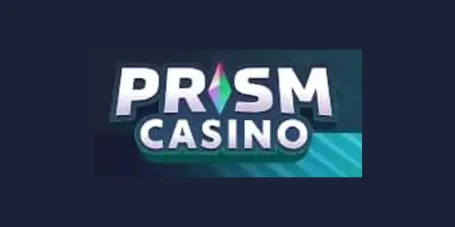 Prism Casino logo on a dark blue background