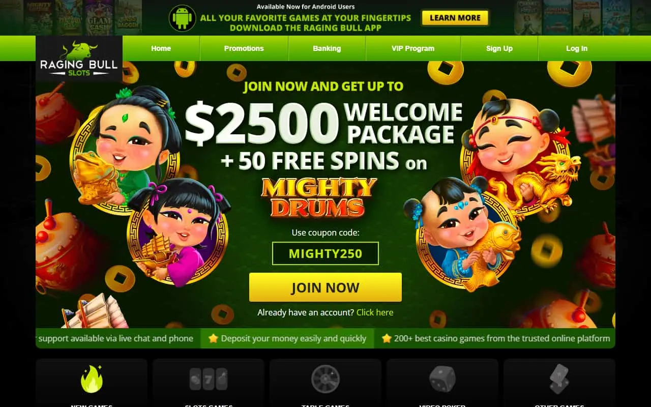 Raging Bull Homepage Raging Bull homepage screenshot